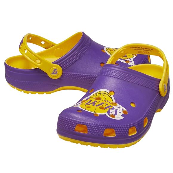 Crocs | Los Angeles Lakers |‎ NIB | Unisex M10 W12 - Picture 1 of 4